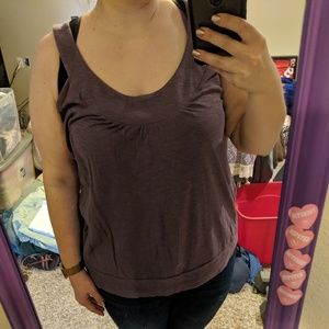 Purple tank top